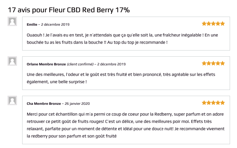 avis clients cducbd
