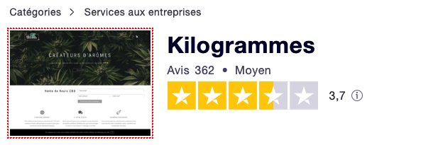 avis client kilogrammes cbd