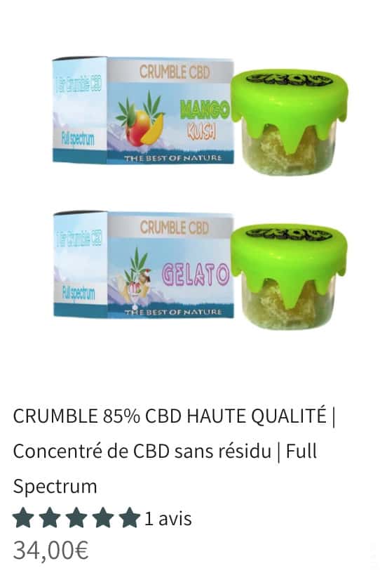 crumble sweet cbd 1